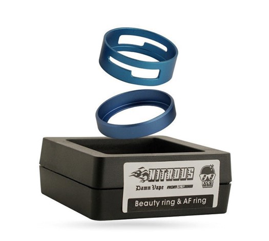 DAMN VAPE ANILLO EMBELLECEDOR Y REGULADOR DE AIRE -NITROUS RDA - BLUE