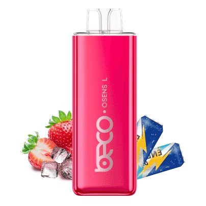 BECO OSENS L ENERGY STRAWBERRY 14ML 7000 PUFF 0MG