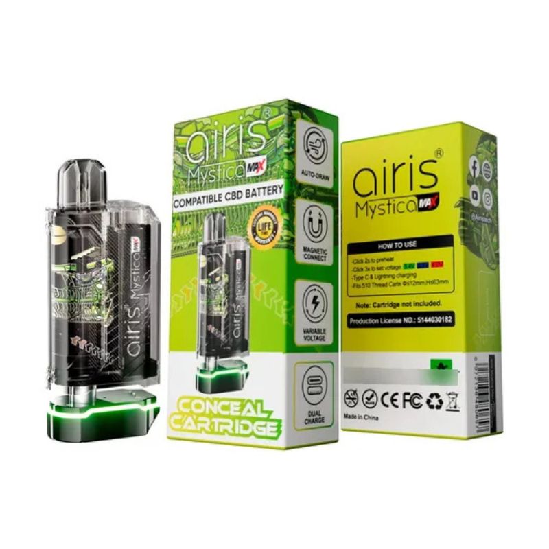 Vaporizador Airistech Mystica MAX - LIME GREEN